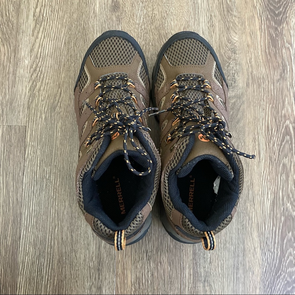 Merrell Big Kid's Moab 2 Mid Waterproof Leather Boot - Picture 3 of 8